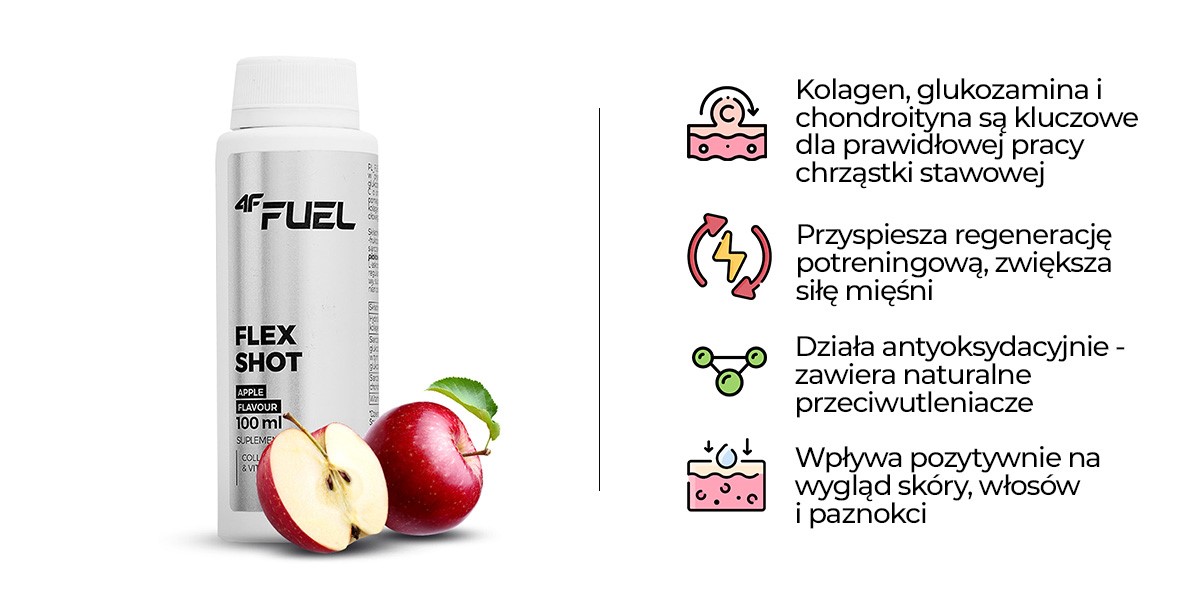 Flex Shot 4F FUEL-SHO003 - jabłko - 100ml