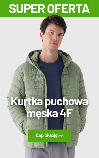 Super Oferta | Kurtka męska zimowa puchowa 4F 4FWAW24TDJAM484-43S