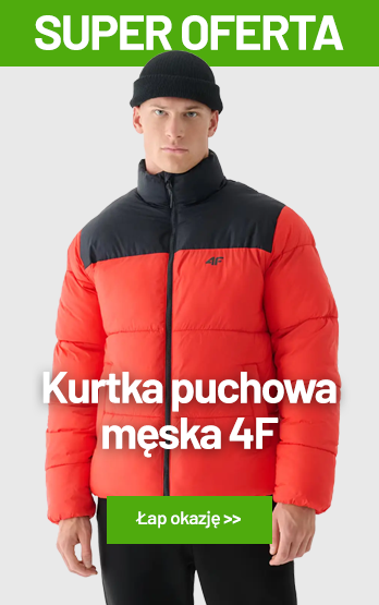 Super Oferta | Kurtka męska zimowa puchowa 4F 4FWAW24TDJAM485-62S