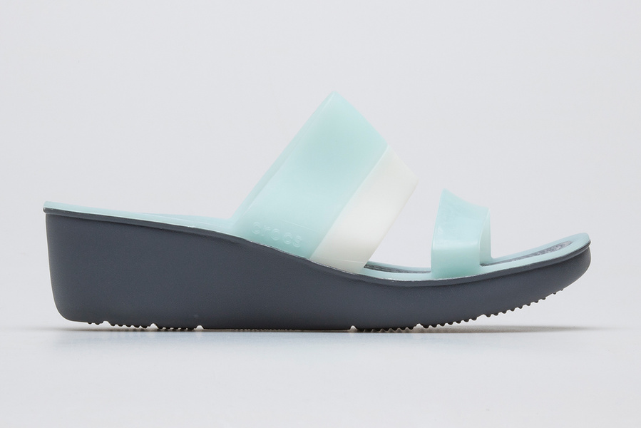 Sandały Crocs Colorblock Wedge W 200031-455