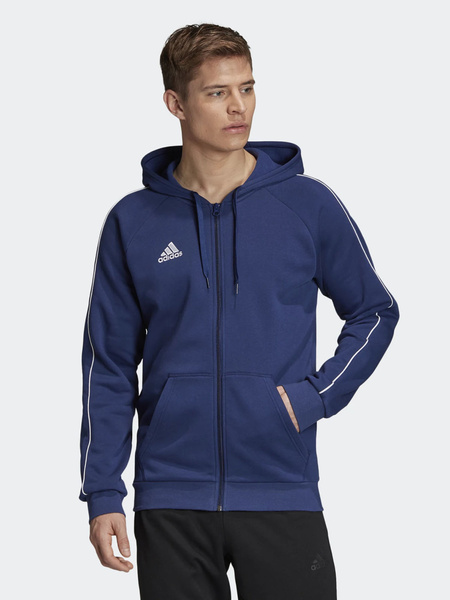 Bluza męska z kapturem rozpinana adidas CORE18 FT8069