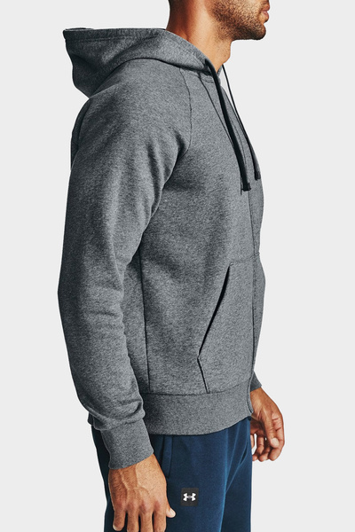 Bluza męska z kapturem rozpinana Under Armour RIVAL FLEECE 1357111-012