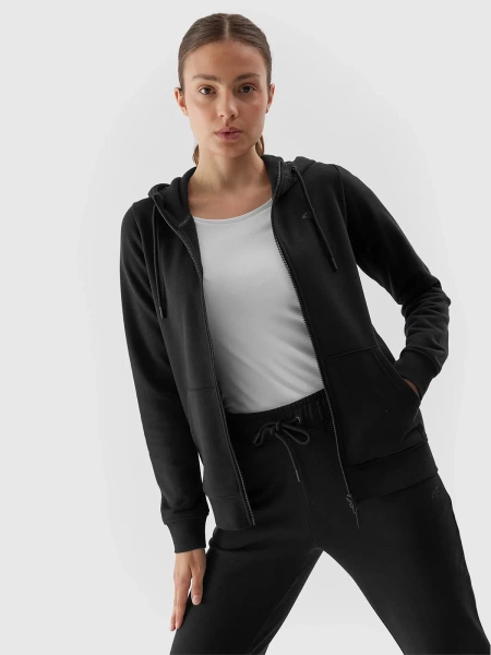 Bluza damska z kapturem rozpinana  4F 4FAW23TSWSF0730-20S