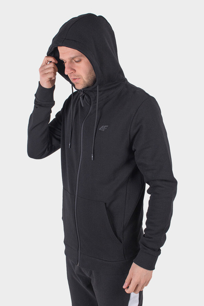 Bluza męska z kapturem rozpinana 4F NOSH4-BLM004-20S