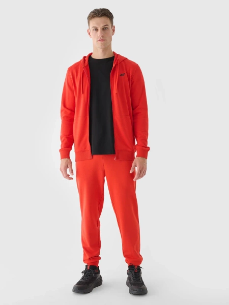 Bluza męska z kapturem rozpinana 4F 4FWMM00TSWSM1466-60S