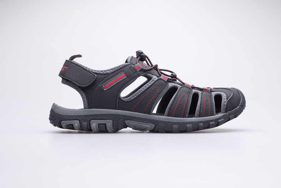 Sandały HI-TEC TIORE AVSSS21-HT-02 DARK GREY/RED