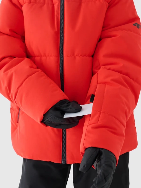 Kurtka dziecięca zimowa puchowa narciarska 4F 4FJWAW24TTJAM534-62S