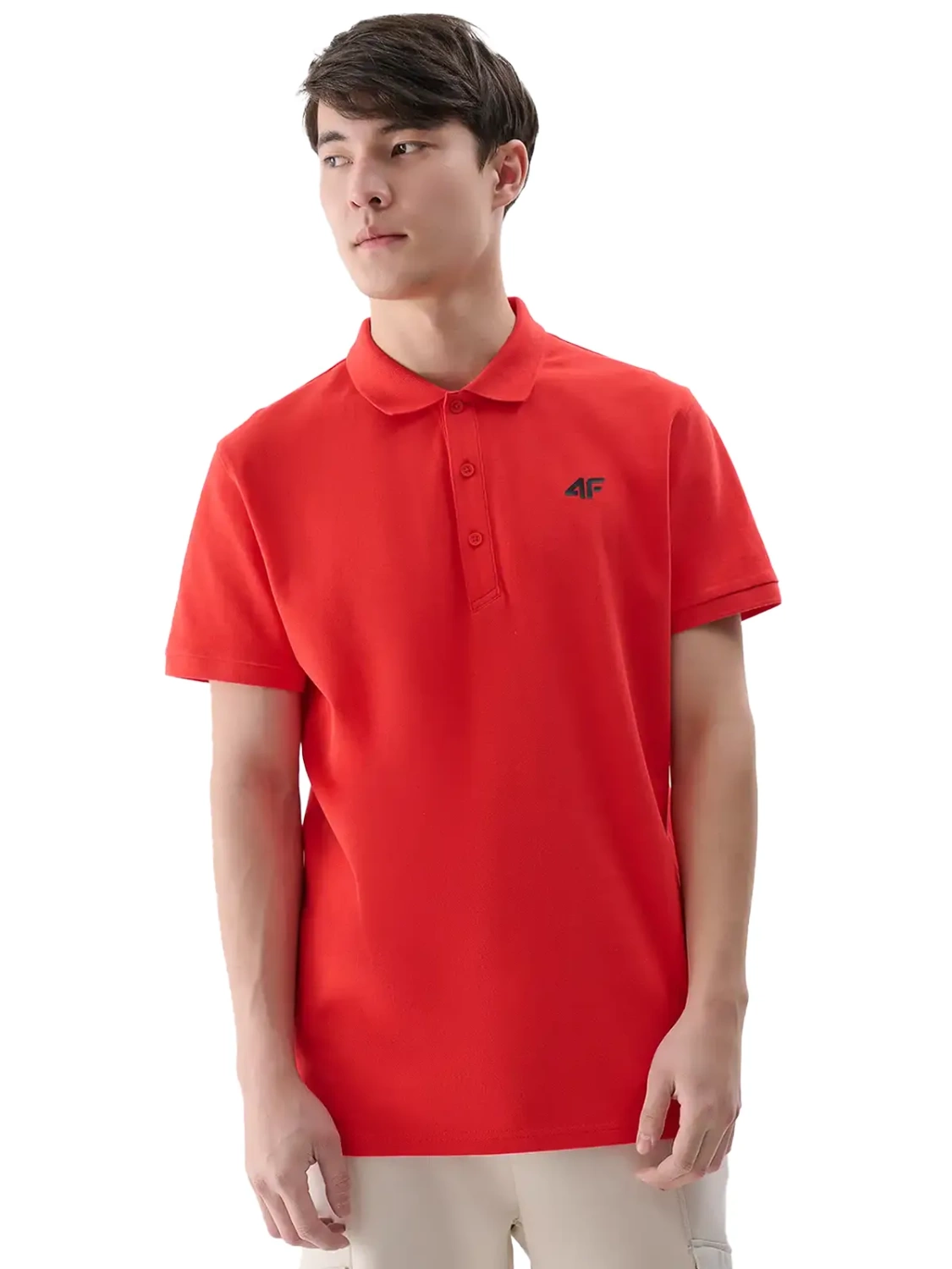 Koszulka męska polo 4FWSS25TPTSM407-62S