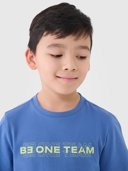 Koszulka dziecięca 4F 4FJWSS25TTSHM2186-34S