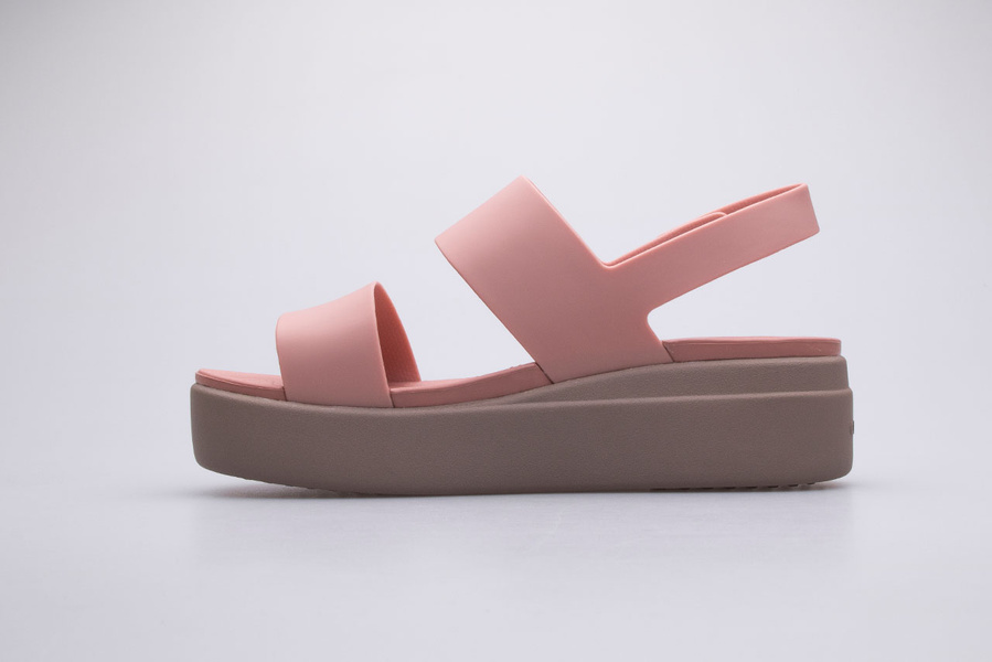 Sandały damskie Crocs Brooklyn Low Wedge 206453-6RT