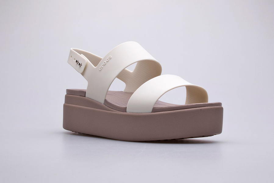 Sandały damskie Crocs Brooklyn Low Wedge 206453-159