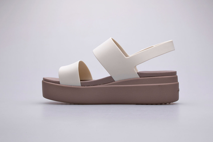 Sandały damskie Crocs Brooklyn Low Wedge 206453-159