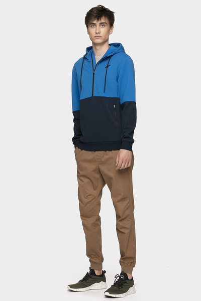 Bluza męska z kapturem rozpinana 4F H4Z19-BLM004-33S