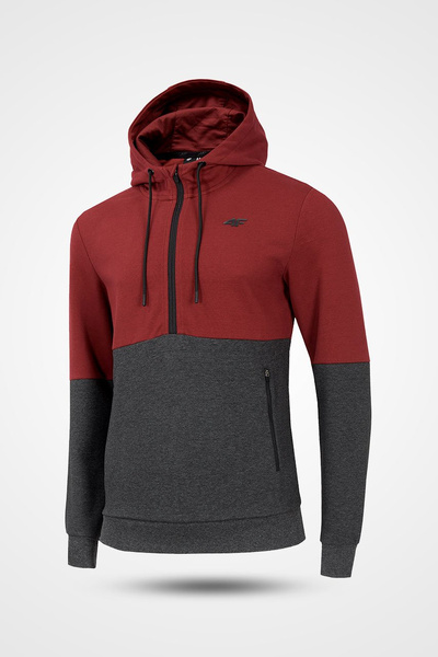 Bluza męska z kapturem rozpinana 4F H4Z19-BLM004-60S