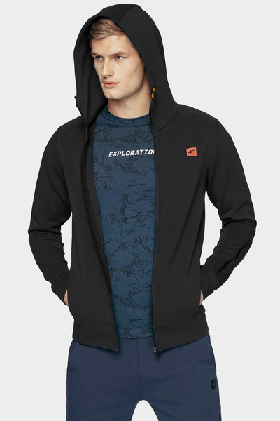 Bluza męska z kapturem rozpinana 4F H4Z20-BLM012-20S