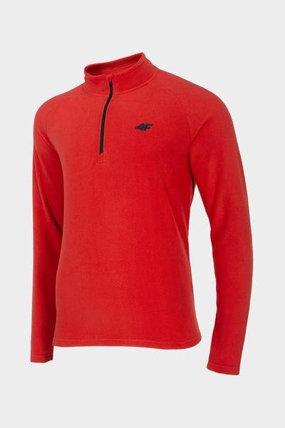 Bluza męska z kapturem rozpinana polarowa 4F H4Z20-BIMP030-62S