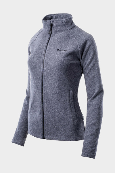 Bluza damska rozpinana polarowa HI-TEC LADY HENIS EBONY