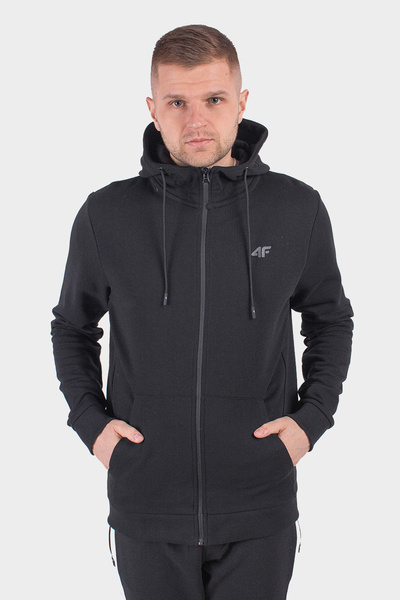 Bluza męska z kapturem rozpinana 4F NOSH4-BLM004-20S