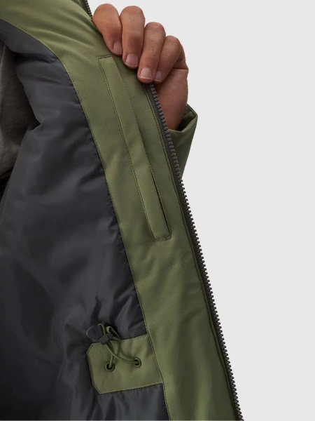 Kurtka męska zimowa długa 4F 4FWAW24TTJAM563-43S