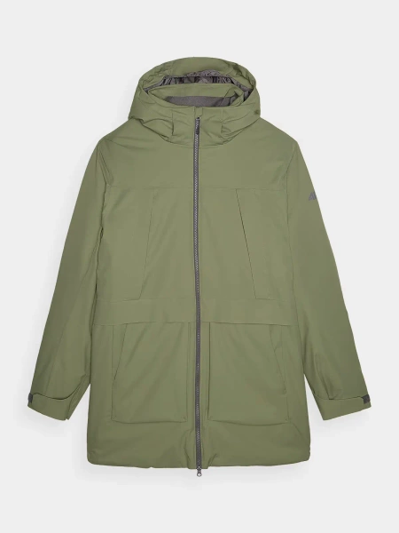 Kurtka męska zimowa długa 4F 4FWAW24TTJAM563-43S