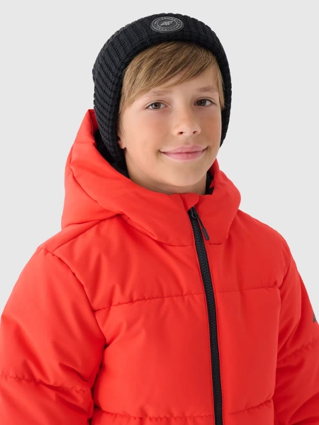 Kurtka dziecięca zimowa puchowa narciarska 4F 4FJWAW24TTJAM534-62S