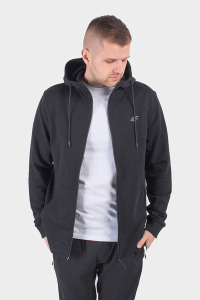 Bluza męska z kapturem rozpinana 4F NOSH4-BLM004-20S