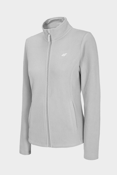 Bluza damska z kapturem rozpinana polarowa 4F NOSH4-PLD001-25S