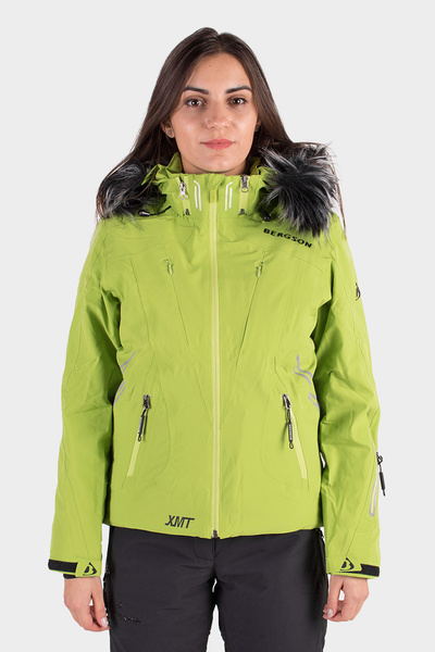 Kurtka damska BERGSON ICEBIRD STX LIME BRG00038