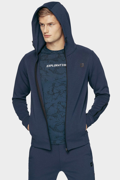 Bluza męska z kapturem rozpinana 4F H4Z20-BLM012-31S