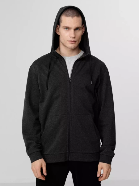 Bluza męska z kapturem rozpinana 4F H4Z22-BLM353-23M