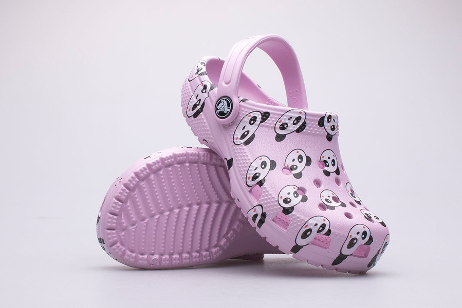 Chodaki CROCS CLASSIC PANDA CLOG KIDS 206999-6GD