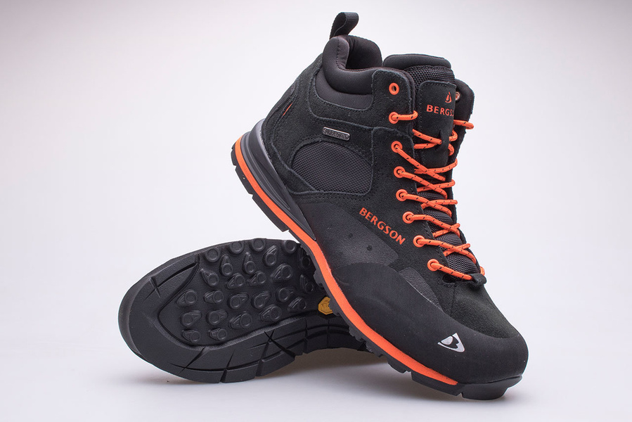 Buty damskie trekkingowe BERGSON SOIRA MID STX black/orange