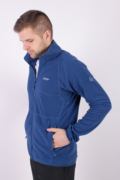 Bluza męska rozpinana polarowa HI-TEC CAMOLIN ESTATE BLUE