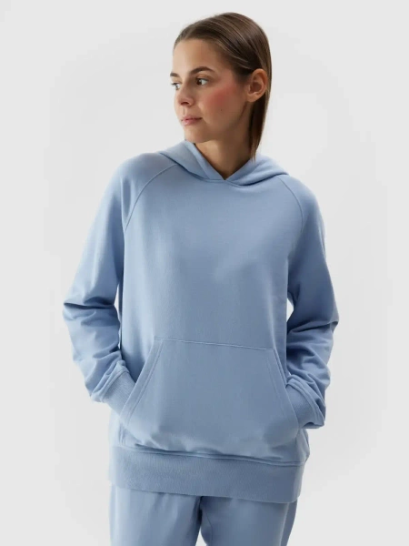 Bluza damska z kapturem 4F 4FWSS24TSWSF0955-34S 