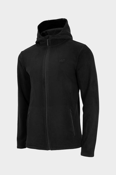 Bluza męska z kapturem rozpinana polarowa 4F NOSH4-PLM002-20S