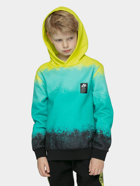 Bluza dziecięca z kapturem 4F HJZ21-JBLM004-90S
