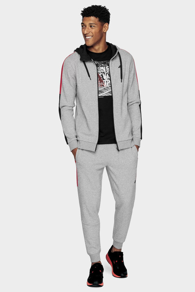 Bluza męska z kapturem rozpinana 4F H4Z20-BLM018-27M