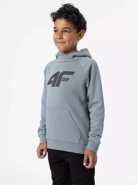 Bluza dziecięca z kapturem 4F 4FJSS23TSWSM220-34S