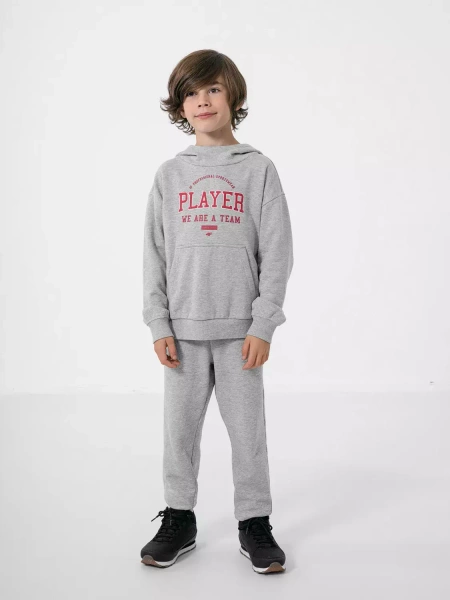 Bluza dziecięca z kapturem 4F HJZ22-JBLM006-27M