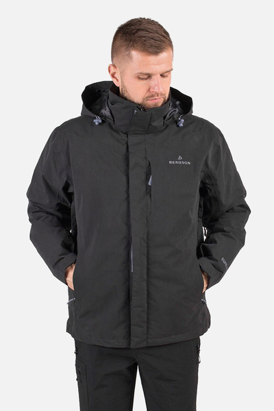 Kurtka męska BERGSON ASPECT STX 3w1 BLACK