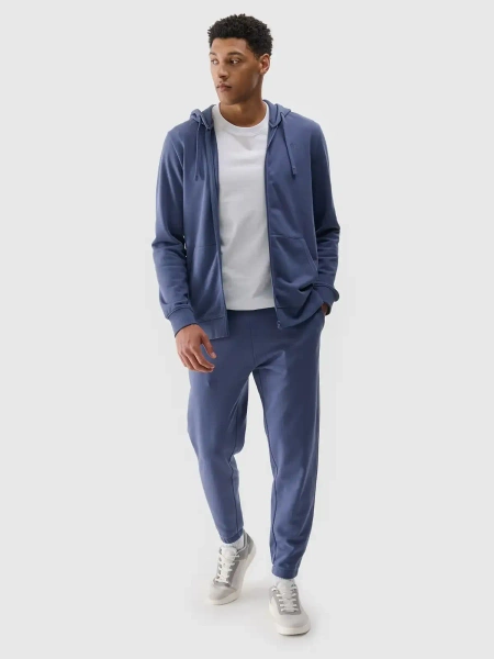 Bluza męska z kapturem rozpinana 4F 4FWMM00TSWSM1768-32S