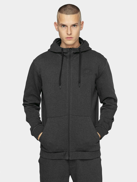 Bluza męska z kapturem rozpinana 4F NOSH4-BLM353-23M