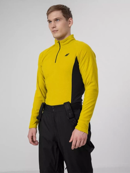 Bluza męska z kapturem rozpinana polarowa 4F H4Z22-BIMP011-72S