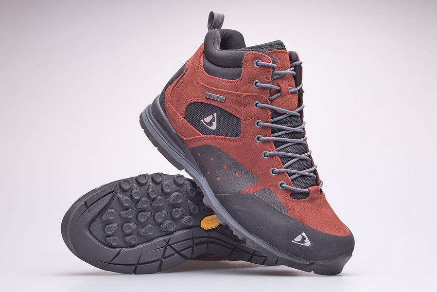 Buty damskie trekkingowe BERGSON SOIRA MID STX rust/orange