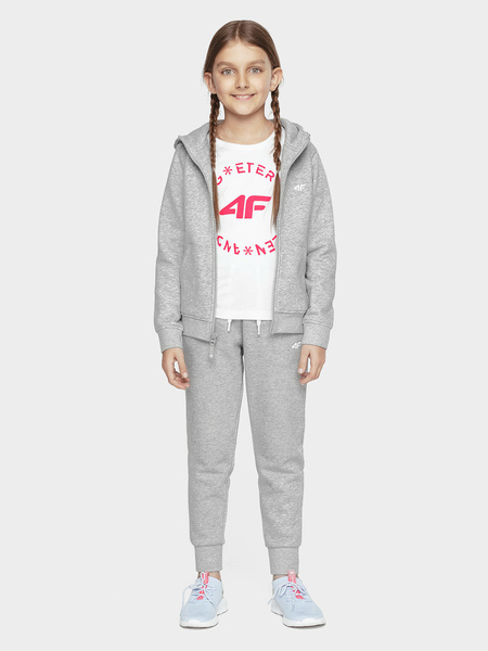 Spodnie dresowe dziecięce 4F HJL21-JSPDD001-27M