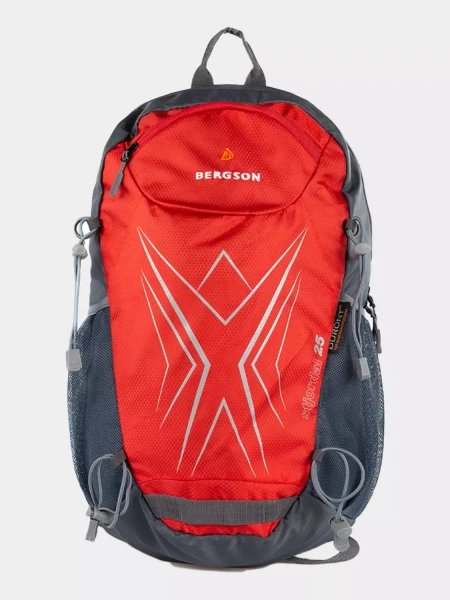 Plecak turystyczny BERGSON STJORDAL Red 25L 