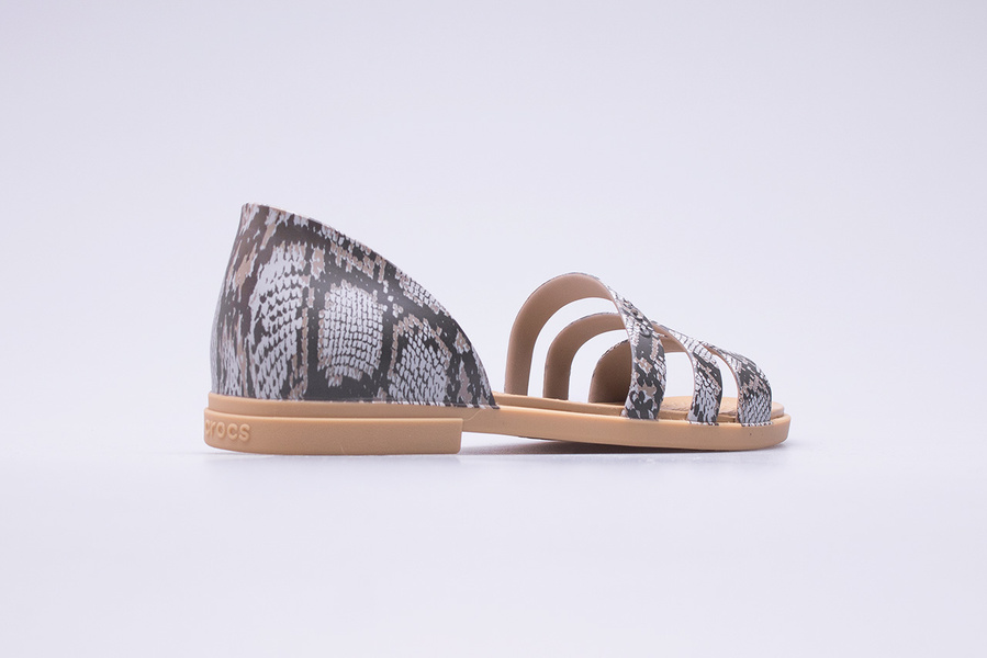 Sandały Crocs Tulum Open Flat W 206109-15W