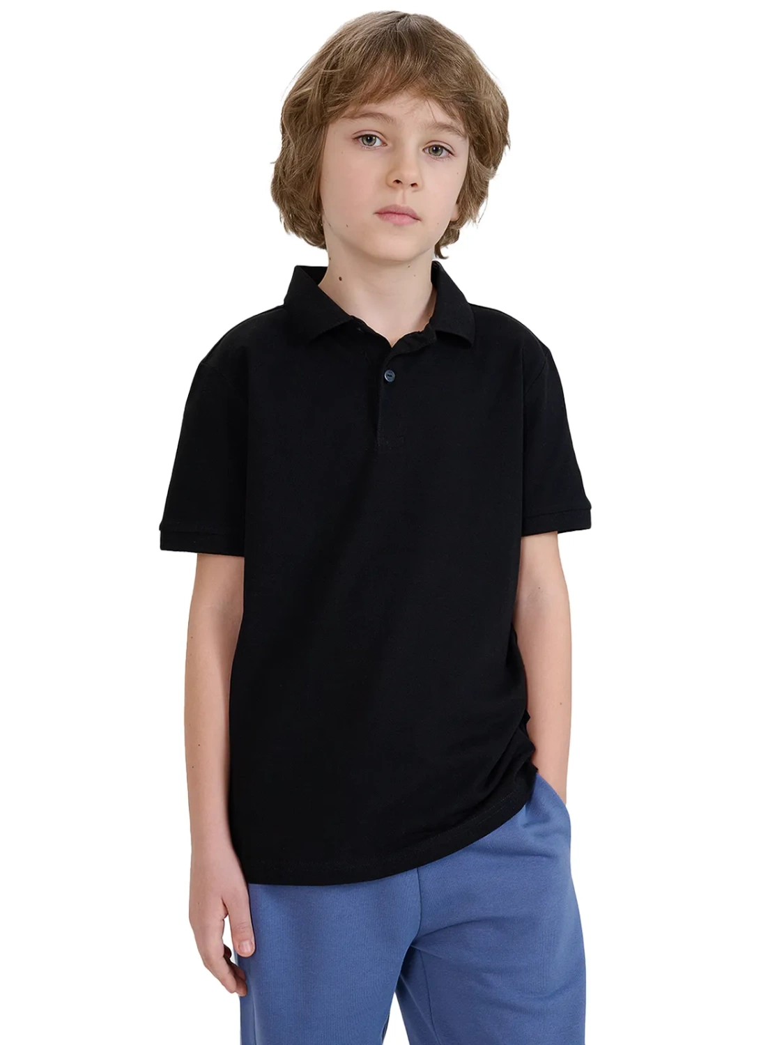 Koszulka dziecięca polo 4F 4FJWMM00TPTSU513-20S