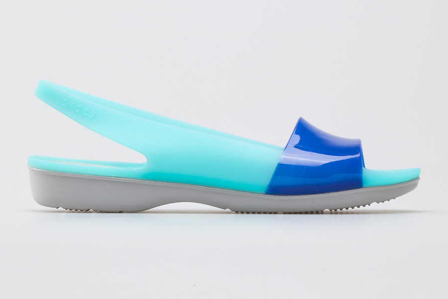 Sandały Crocs Colorblock Flat W 200032-4CU