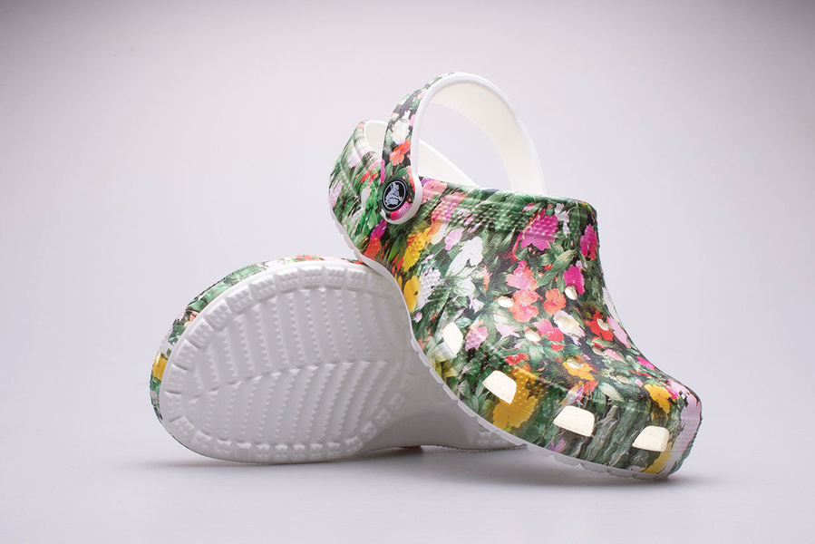 Chodaki CROCS CLASSIC FLORAL CLOG 206376-94S